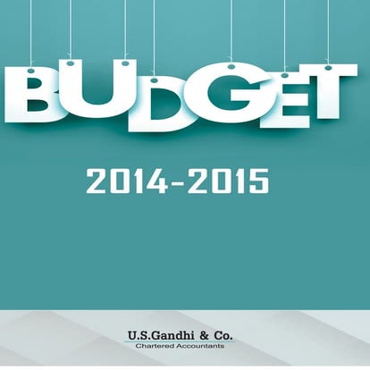 Budget 2014 15 - An analysis