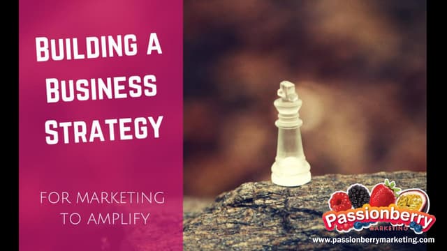 Building a Business Strategy that Marketing can Amplify