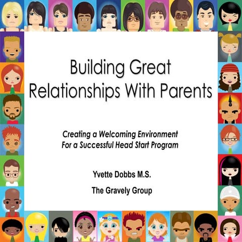 Building great relationships with parents