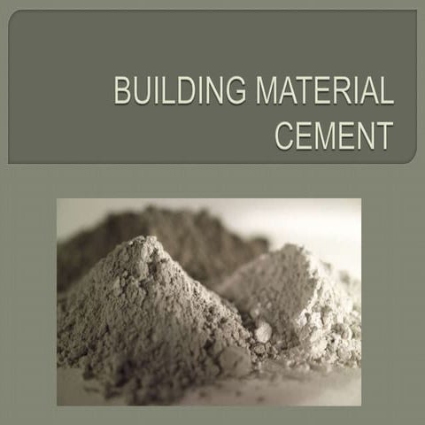 Building material