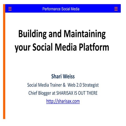 Building online platform