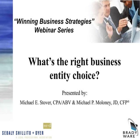 Business entity choice presentation   final