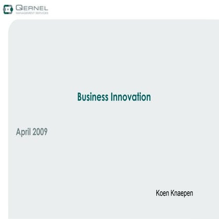 Business Innovation