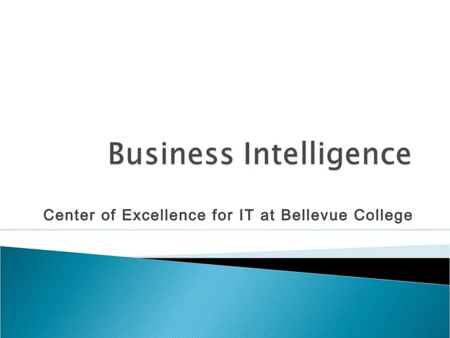 Business intelligence