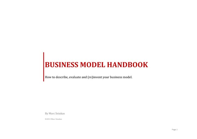Business Model Handbook