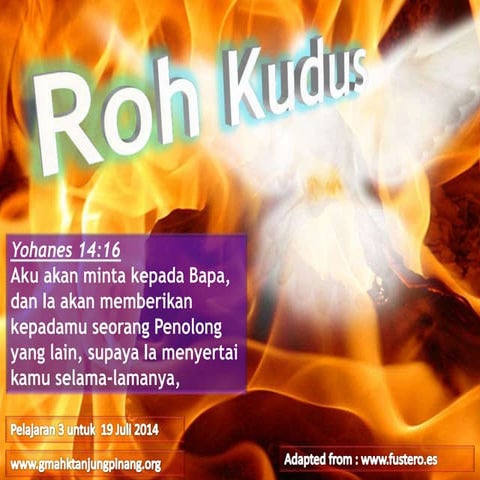 Pelajaran sekolah SABAT ke-3 Triwulan 3 2014