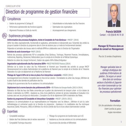 CV Francis SAISON