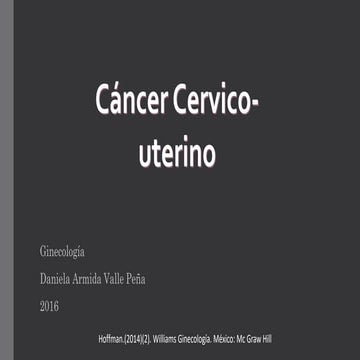 Cancer cervicouterino 