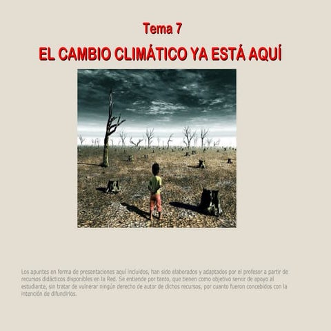 Cambio climático