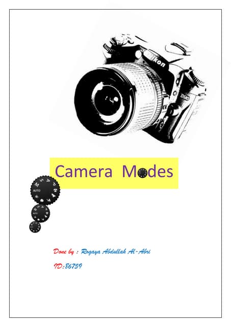 Camera modes