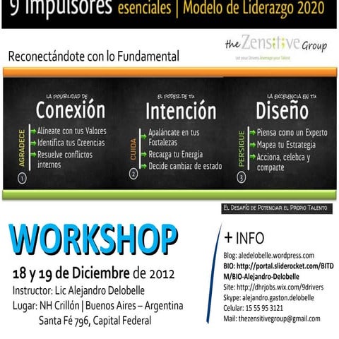 Alejandro Delobelle | Workshop EL DESAFIO DE POTENCIAR EL PROPIO TALENTO