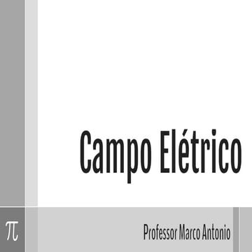 Campo elétrico
