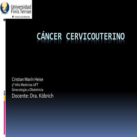 Cancer cervicouterino