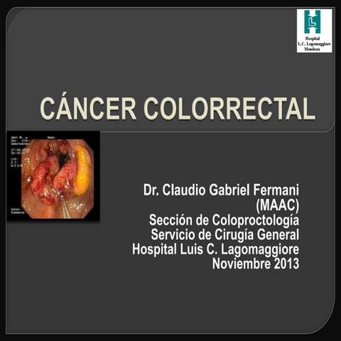 Cáncer colorrectal 2015