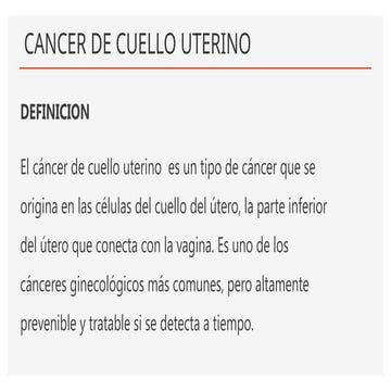 CANCER DE CUELLO UTERINO EN PRIMER TRIMSTRE