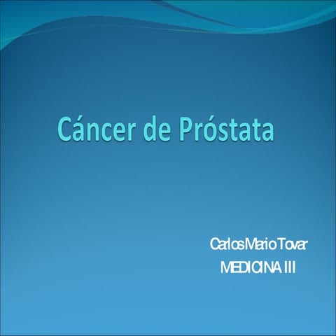 Cancer Prostata