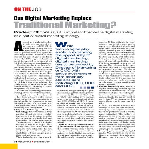 Can Digital Marketing Replace Traditional Marketing