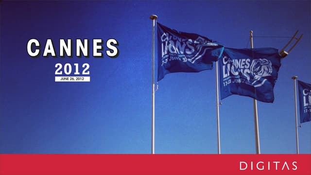 2012 #Canneslion Review - THE GENEROUS AGE OF ADVERTISING