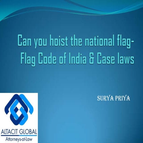Can you hoist the national flag flag code of