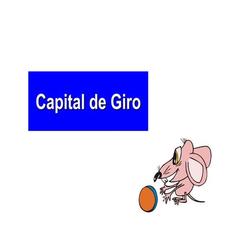 Capital de giro exercicios