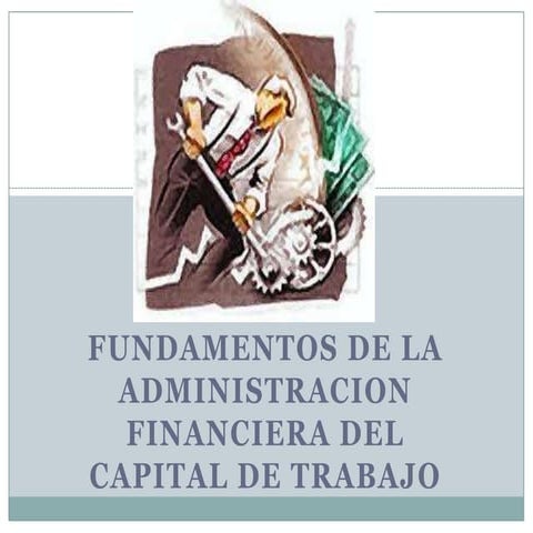 Capital de trabajo