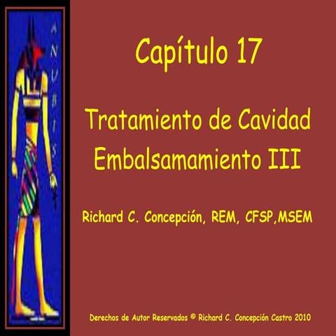 Capitulo XVII Tratamiento de Cavidades