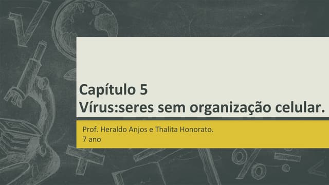 Capítulo 5   vírus