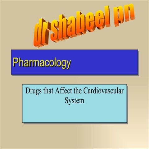 Cardiac Drugs