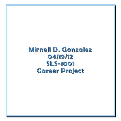 Career Project