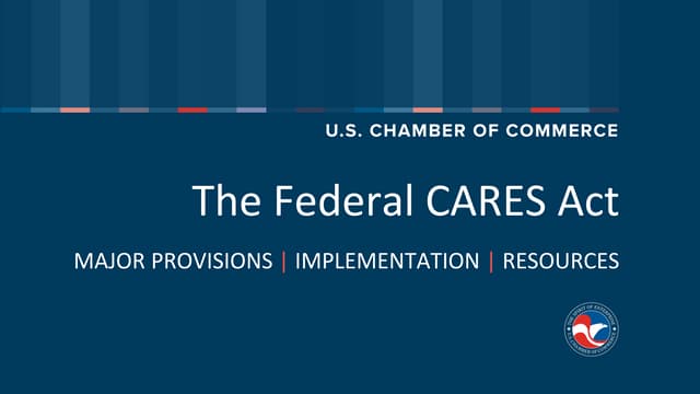 US Chamber Care Act Presentation