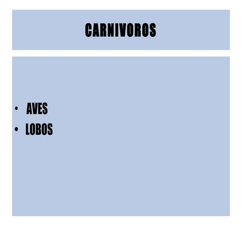 Carnivoros