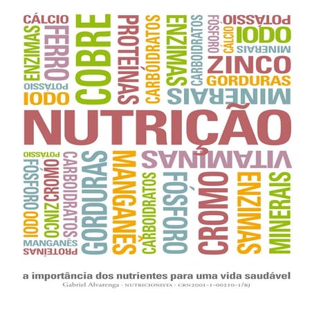 Cartilha de nutrição - Forever Living