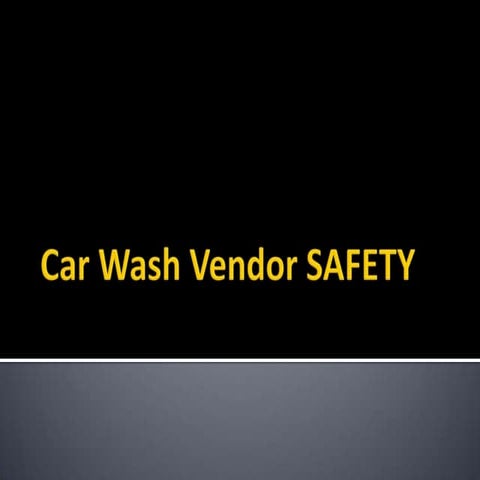 Carwasher.net vendor saftey training