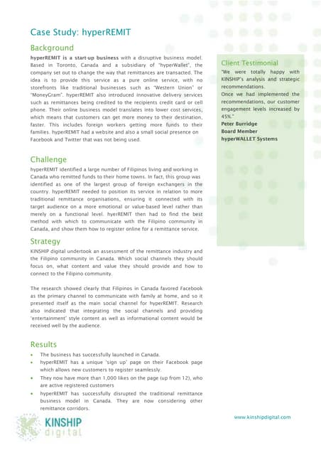 Case Study : hyperREMIT