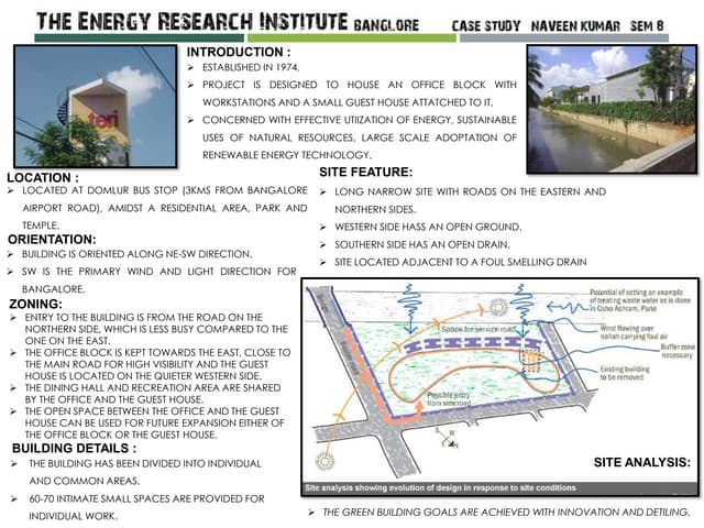 TERI -BANGLORE_Case study 