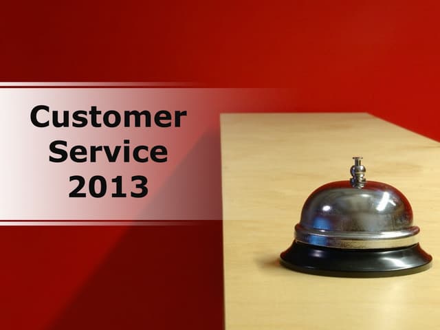 Customer Service PowerPoint PPT Content Modern Sample