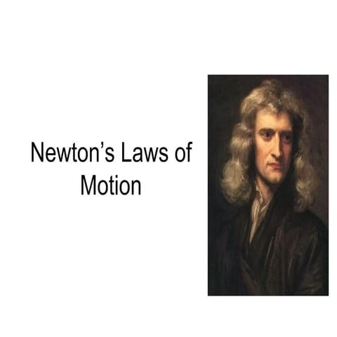 Newton's Laws