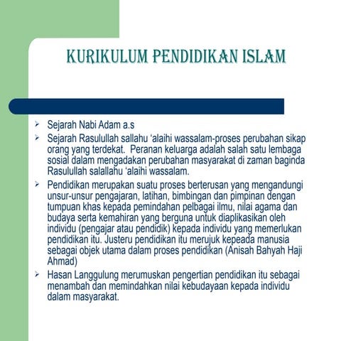 KURIKULUM PENDIDIKAN