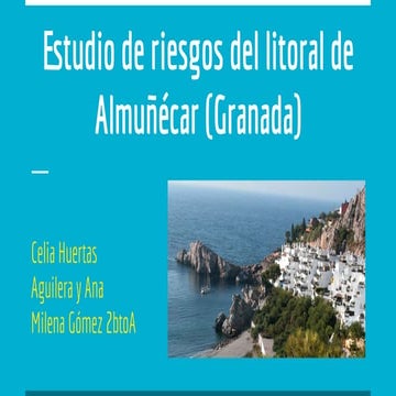 Estudio de riesgo litoral de Almuñécar (Granada)