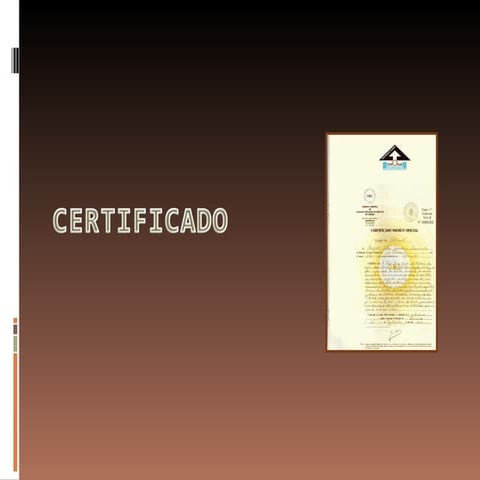 Certificado