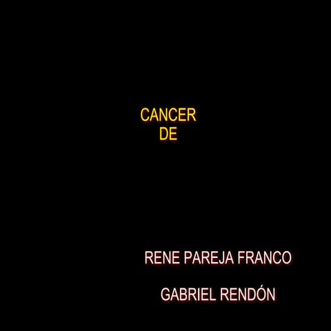 CES2019-02: Cáncer de cérvix uterino (René Pareja)
