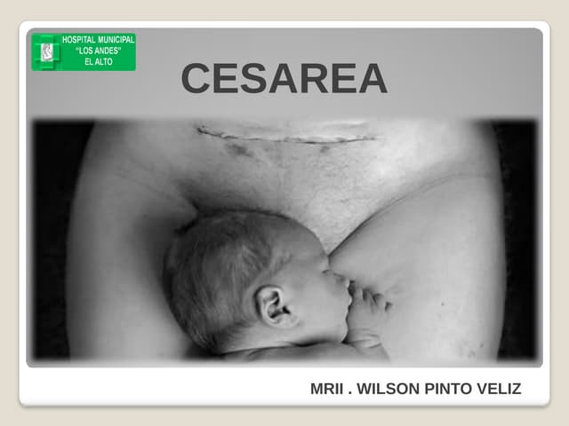 PROCEDIMIENTO Y TECNICA DE  CESAREA.pptx
