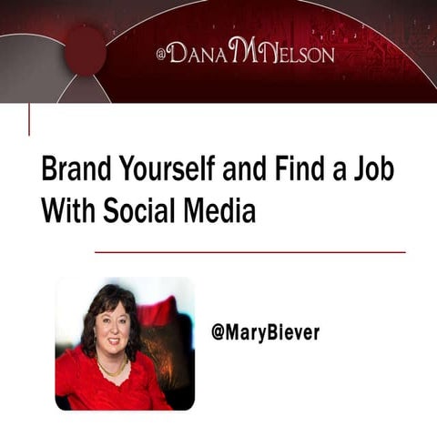 Finding a Job with Social Media