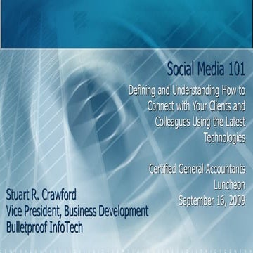 Social Media for Certified General Accountants