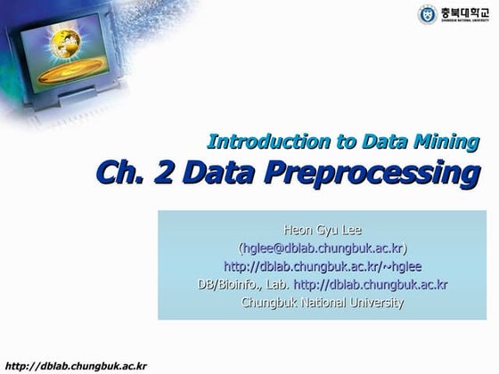 Data Preprocessing