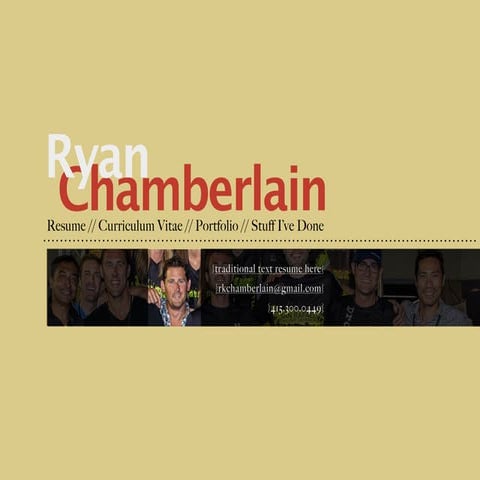 Ryan Chamberlain Portfolio