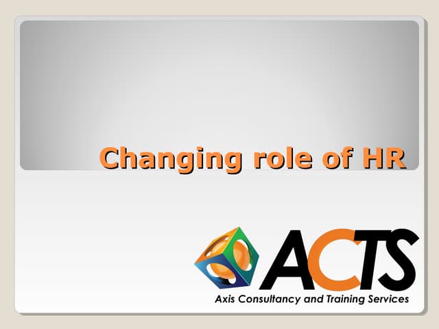 Changing role of_hr