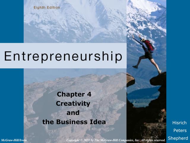 Entrepreneurship 