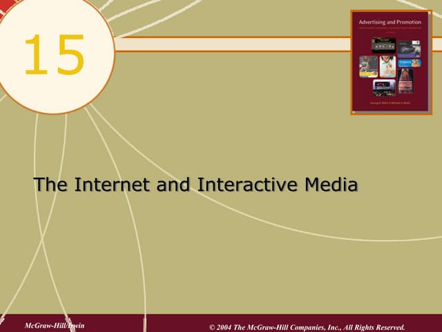 Chap15 The Internet And Interactive Media