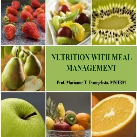 NUTRITION WITH MEAL MANAGEMENT